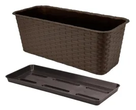 skrzynka-balkonowa-doniczka-prostokatna-z-podstawka-rattan-40-cm-brazowa
