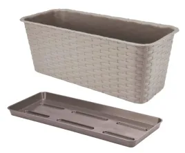 skrzynka-balkonowa-doniczka-prostokatna-z-podstawka-rattan-40-cm-bezowa