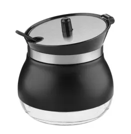 cukiernica-szklana-z-pokrywka-lyzeczka-pola-czarna