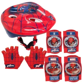 zestaw-spiderman-kask-ochraniacze-na-lokcie-kolana-rekawiczki