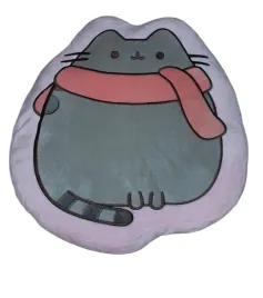 poduszka-kot-pusheen-z-pomaranczowy-szalikiem-rozowa