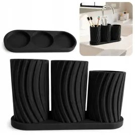 tacka-lazienkowa-z-kubkami-na-szczoteczki-paste-elegancki-organizer-czarny