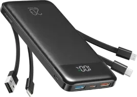 powerbank-charmast-10000-mah-z-wbudowanymi-kablami-usb-a-usb-c-lightning