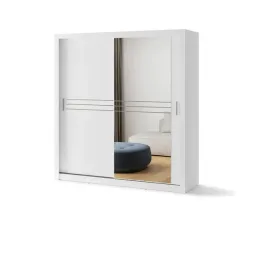 szafa-dwudrzwiowa-z-lustrem-idea-id-12-o-szerokosci-203-cm-bialy