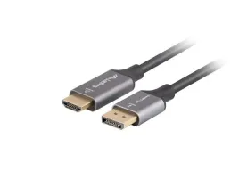 kabel-adapter-lanberg-displayport-m-hdmi-m-1m-4k-czarno-srebrny