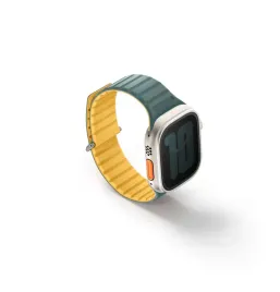 pasek-do-apple-watch-42-44-45-49mm-reversible-magnetic-zielono-zolty