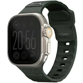 pasek-do-apple-watch-42-44-45-49mm-fkm-rubber-strap-ciemnozielony