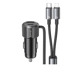 ladowarka-samochodowa-usams-yt-series-cc287-66w-1xusb-a-1xusb-c-kabel