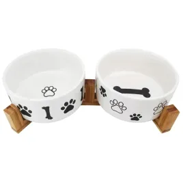 miska-dla-psa-ceramiczna-biala-miska-na-stojaku-drewnianym-odelo-2x-12l