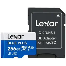 karta-pamieci-lexar-microsdxc-blue-plus-256gb-170-mb-s-adapter-sd