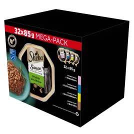 mokra-karma-dla-kota-sheba-mega-pack-drob-i-ryba-tacka-32x85g