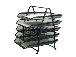 zestaw-na-biurko-q-connect-office-set-metalowy-5-szufladek-czarny