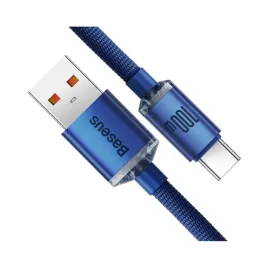 kabel-usb-do-usb-c-baseus-crystal-shine-100w-1-2m-niebieski