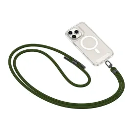 tech-protect-c7s-rope-crossbody-strap-hunter-green-black