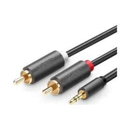 ugreen-av102-kabel-2x-rca-cinch-jack-3-5-mm-2m-czarny