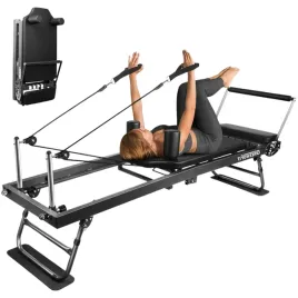 pilates-reformer-do-cwiczen-core-domowe-lozko-do-treningu-skladane-czarne