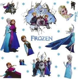 naklejki-na-sciane-3d-kraina-lodu-elsa-frozen