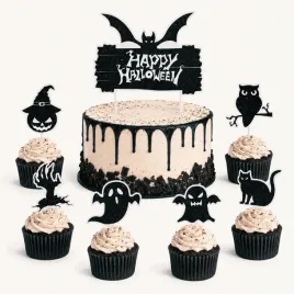 dekoracje-na-tort-25-szt-halloween-toppery-babeczki-nietoperz-duch-kot