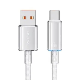 kabel-usams-cloud-series-us-sj658-6a-usb-a-do-usb-c-12m-bialy