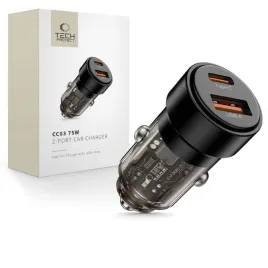 tech-protect-cc03-2-port-car-charger-pd75w-black