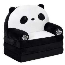 rozkladany-fotel-sofa-lezanka-panda-2w1-dla-dzieci-miekki-bialo-czarny