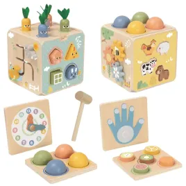tooky-toy-drewniana-wiosenna-kostka-edukacyjna-5w1-zabawa-dla-dzieci