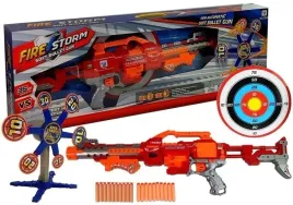 karabin-na-piankowe-strzalki-z-tarcza-obrotowy-cel-66-cm-lean-toys-zabawki