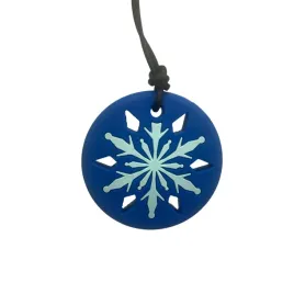 wisiorek-antystresowy-platek-sniegu-granatowy-jellystone-designs-gryzak