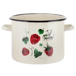garnek-emaliowany-emalia-pleszew-malina-22cm-6l-kremowy-indukcja-gaz