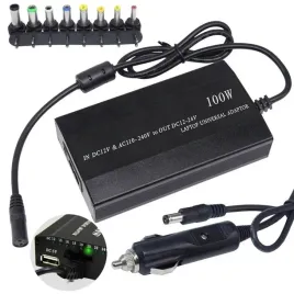 zasilacz-uniwersalny-laptop-100w-12-24v-230v-usb-samochodowa-ladowarka