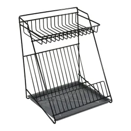 suszarka-do-naczyn-2-poziomowa-30cm-czarna-z-tacka