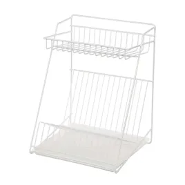 suszarka-do-naczyn-2-poziomowa-30cm-biala-z-tacka