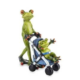 figurka-zaba-z-dzieckiem-na-spacerze-h-16cm