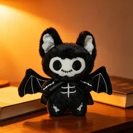 halloweenowa-pluszowa-dynia-duch-czarna-23-cm