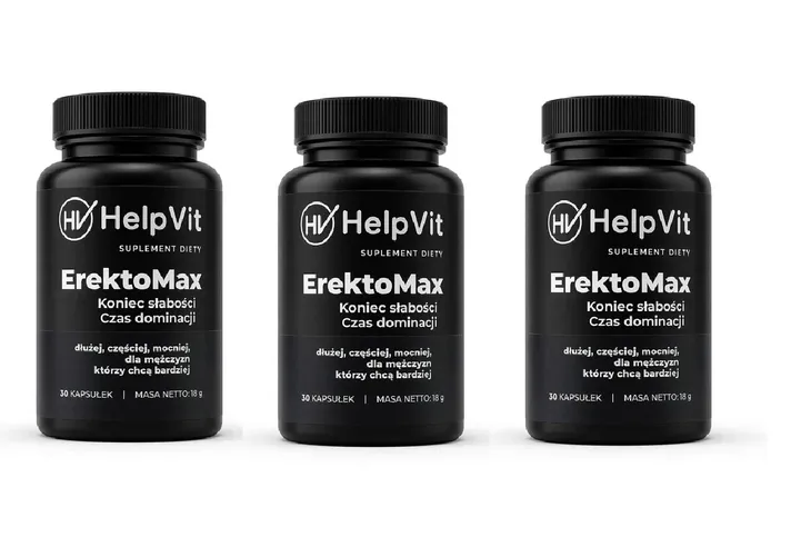 3X Erektomax 30 Kapsułek - Męska Witalność I Sprawność Seksualna