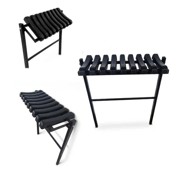 Metalowa ławka cmentarna składana 60 cm – wkopywana trwała