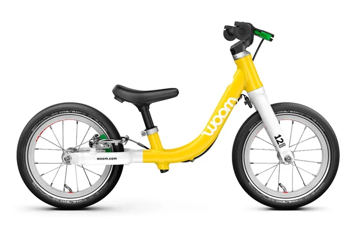 Woom - GO 1 Rowerek biegowy 12” dla dzieci od 18 miesięcy - vibrant yellow