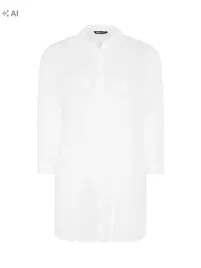 koszula-yours-curve-longline-slub-54-56-bialy