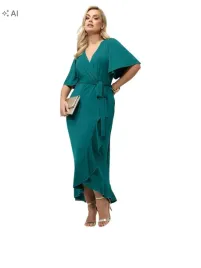 zielony-sukienka-z-falbanka-yours-curve-london-r-42