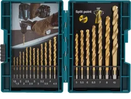 makita-b-67795-zestaw-wiertel-do-metalu-hss-tin-15-10-mm19-sztuk