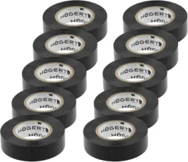 hogert-czarna-mocna-tasma-izolacyjna-wododporna-pvc-19mm-x-20m-10szt