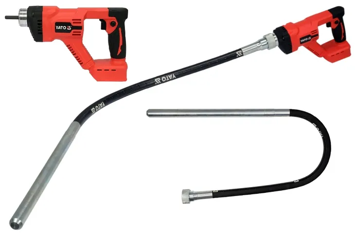 YATO YT-82604 BUŁAWA WIBRACYJNA WIBRATOR DO BETONU AKUMULATOROWA 18V 1,2M