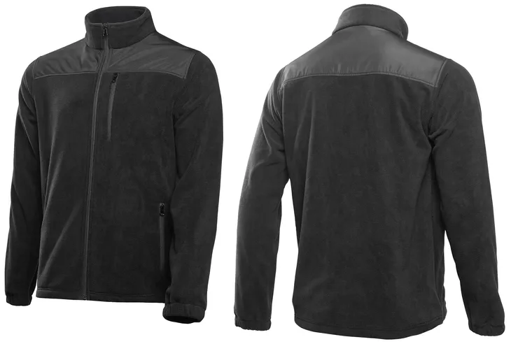 HOGERT EZRA BLUZA POLAROWA ROBOCZA CZARNA 3 KIESZENIE XL