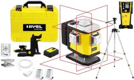 nivel-system-cl5r-laser-krzyzowy-czerwony-30m-spadki-4percent-statyw-czujnik