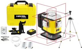 nivel-system-cl5r-laser-krzyzowy-czerwony-30m-bt-spadki-4percent-statyw