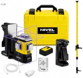 nivel-system-laser-krzyzowy-3x360-bt-fioletowy-30m-max-70m-tyczka-36m