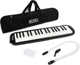 gewa-melodica-37-klawiszy-f-f-wezyk-etui-pasek-czarna-biala-szkolna
