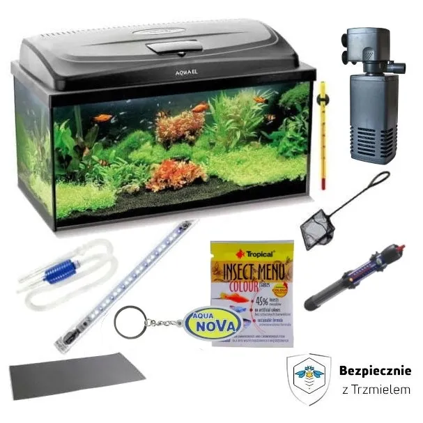 AQUAEL AKWARIUM 80 2.0 PROSTE 112L + Pokrywa LED