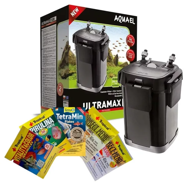 AQUAEL ULTRAMAX 1500 FILTR DO AKWARIUM 450L+GRATIS