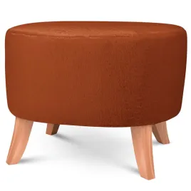 owalna-pufa-52x62-cm-ciemnopomaranczowa-z-futrzana-tapicerka